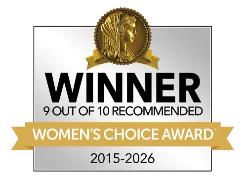 Women's Choice Award seal 2015-2026