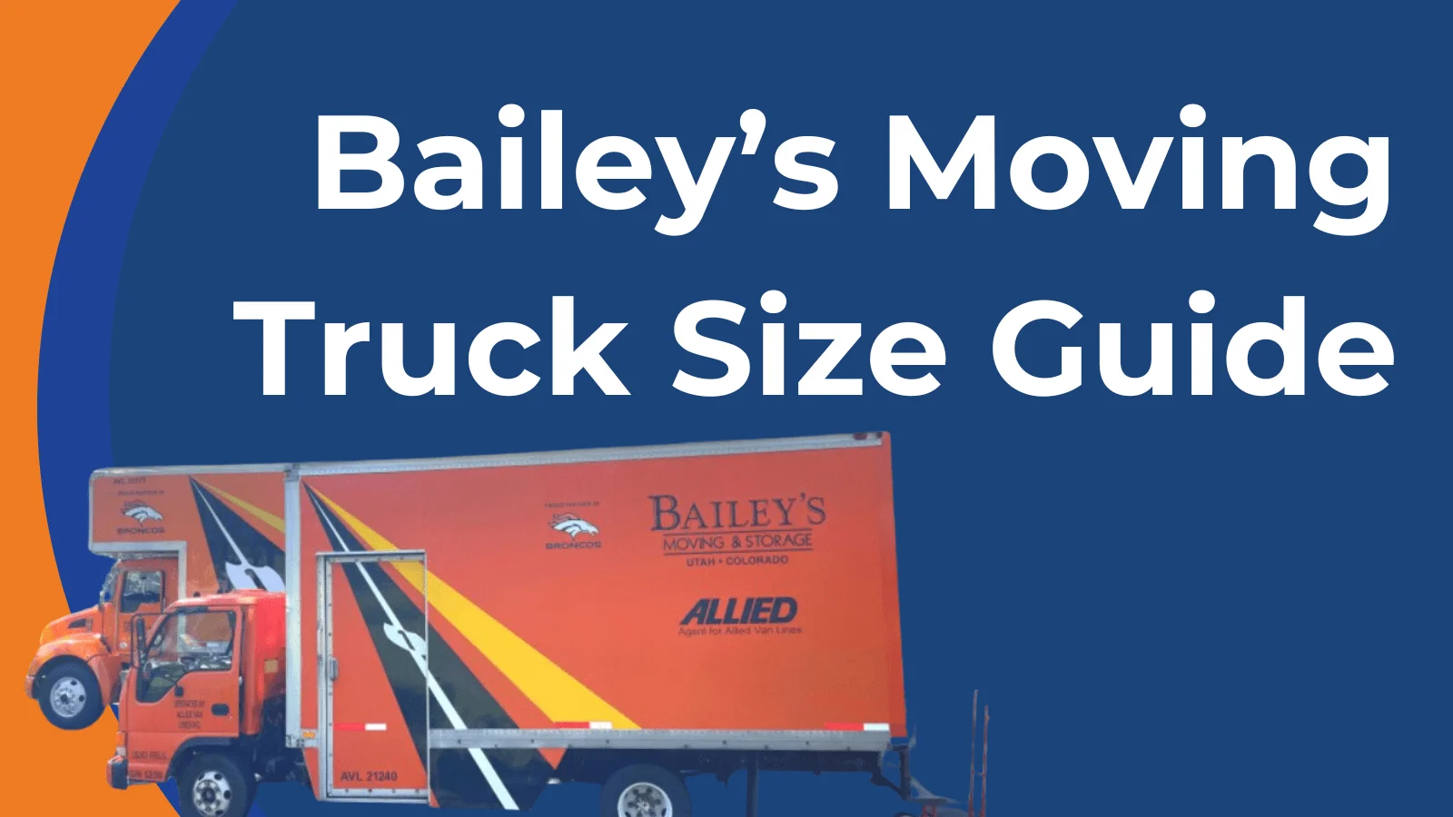 What Are the Different Truck Sizes Bailey's Moving & Storage Has to Offer?