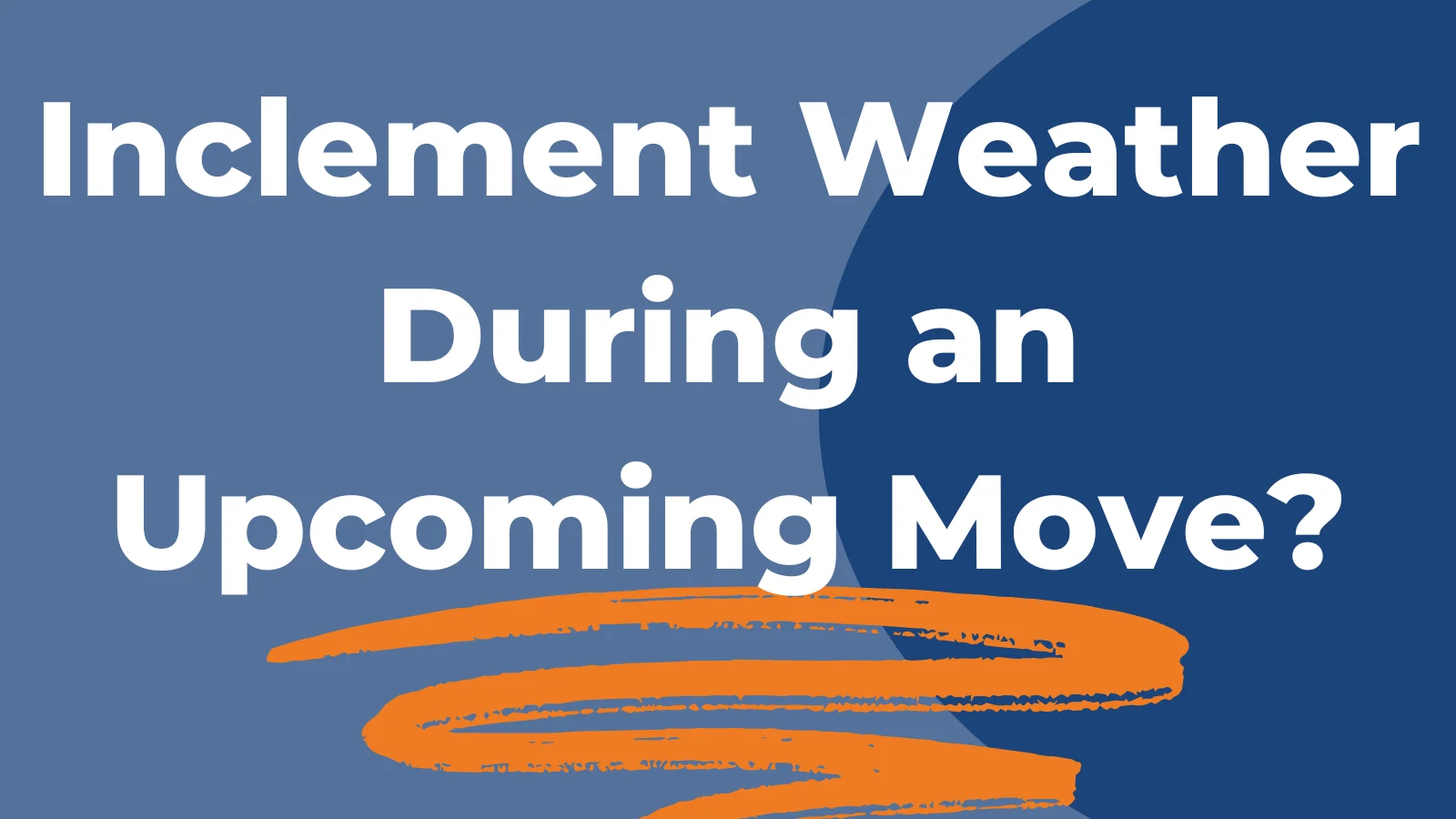 How to Recover and Adapt from Inclement Weather on Your Move Day