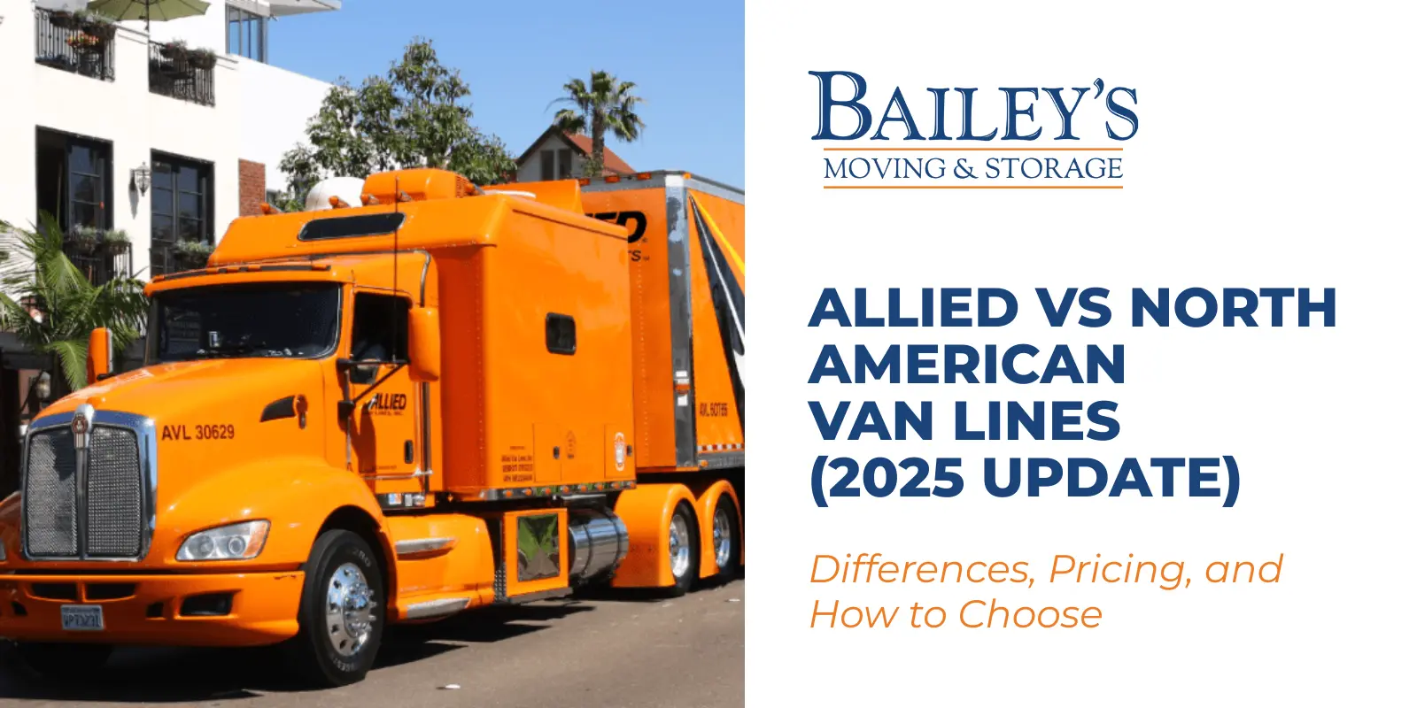Allied vs North American Van Lines (2026 Update): Differences, Pricing, and How to Choose